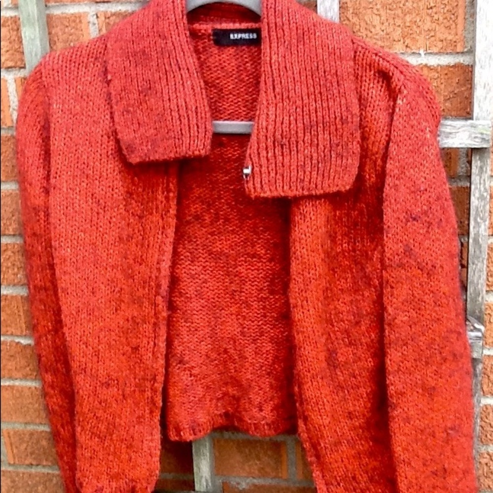 Express red sweater